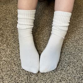 White tube sock