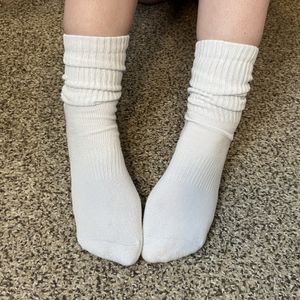 White tube sock