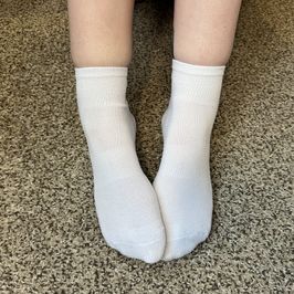 Calvin Klein white ankle socks