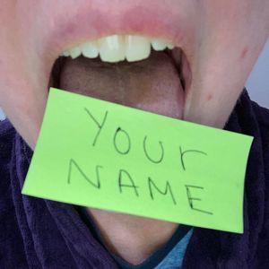 Name in my Mouth Fetish 5 Pics
