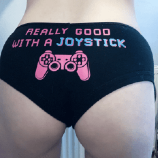 Worn gamer booty shorts