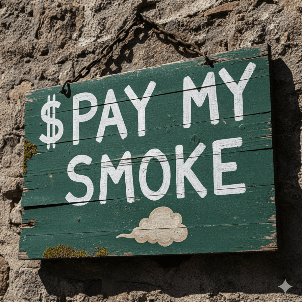 PAY FOR MY SMOKE