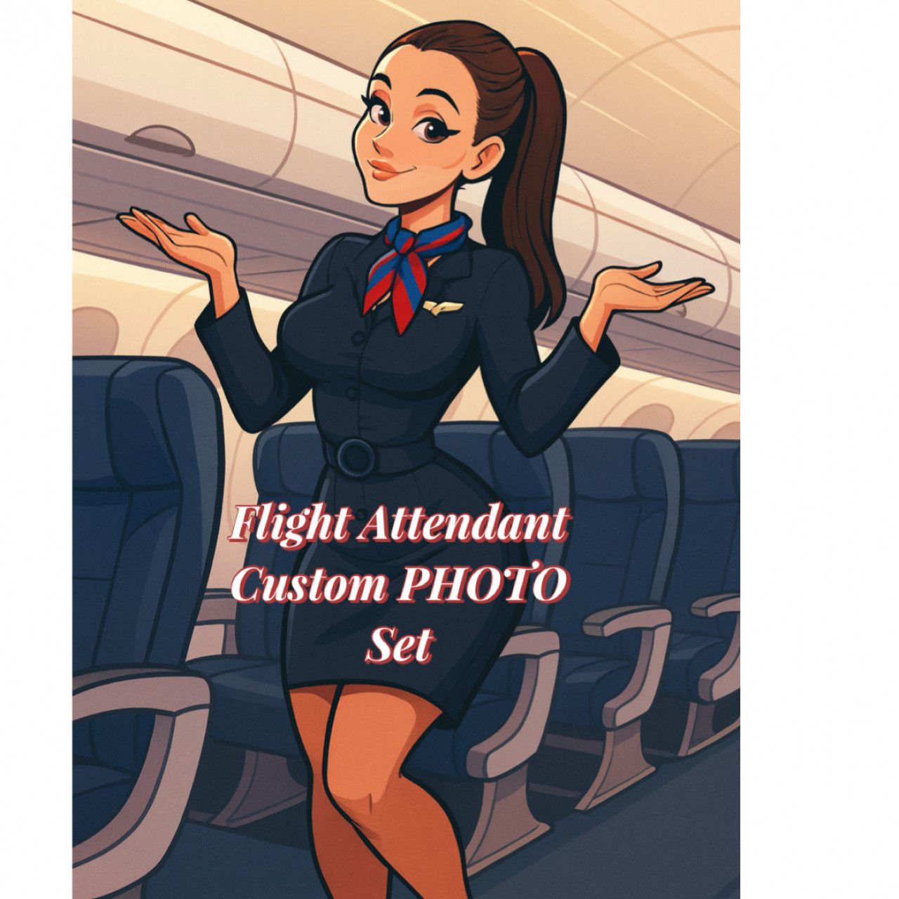 20 Custom Flight Attendant Photos