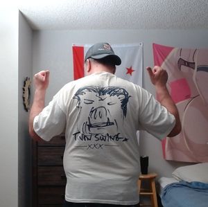 Vintage Von Swine T Pig Demon Natural