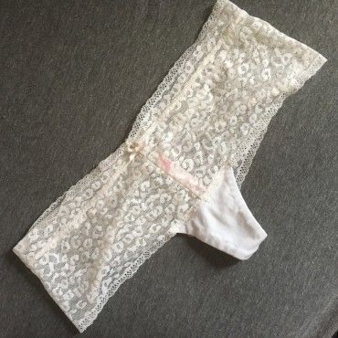 Snow Leopard Cummy Panties