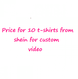 10 shein shirts for custom