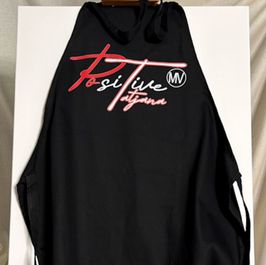 A new apron with my logo