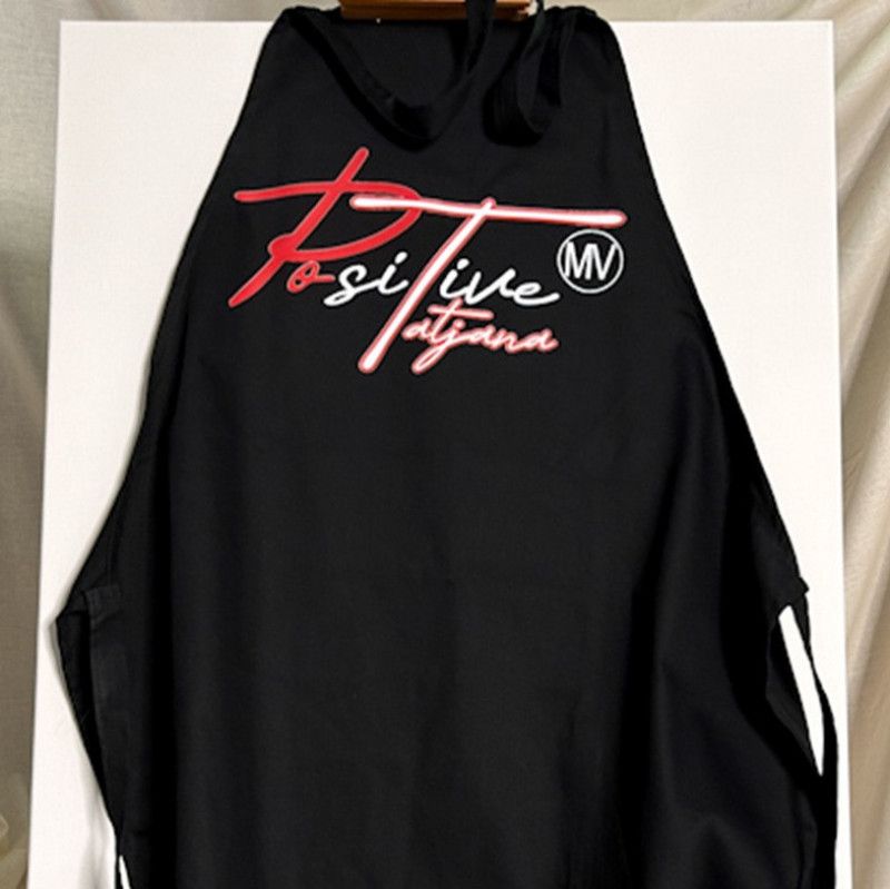 A new apron with my logo