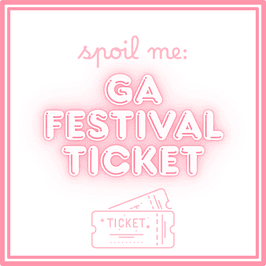 Spoil Me: General Admission Festival Ticket