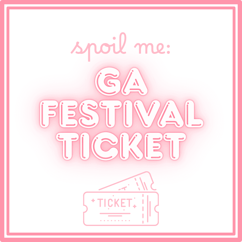 Spoil Me: General Admission Festival Ticket