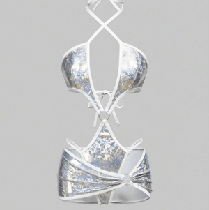 Holographic bodysuit set
