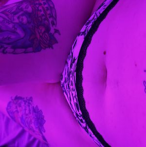 Skull printed thong
