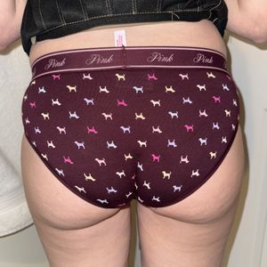 Dark Red Pink VS Panties 24hr Wear