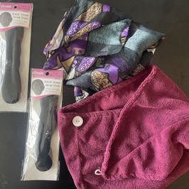 Hair Scarf Towel and Bun Shapers