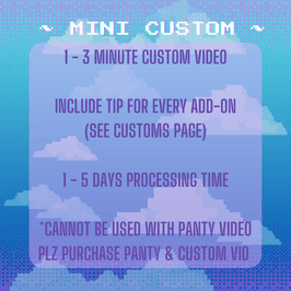 Mini Custom Video