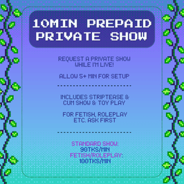10 Minute Private Show