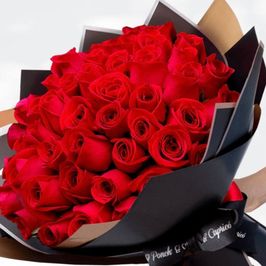 These roses are beautiful for a woman