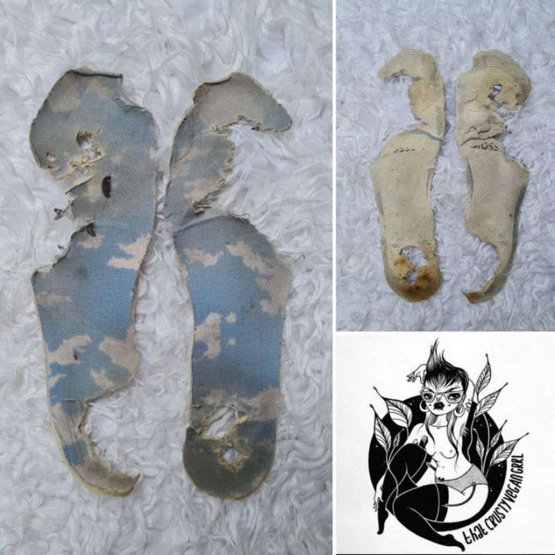 Heavily worn insoles