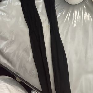 Black Sheer Back Seam Stockings