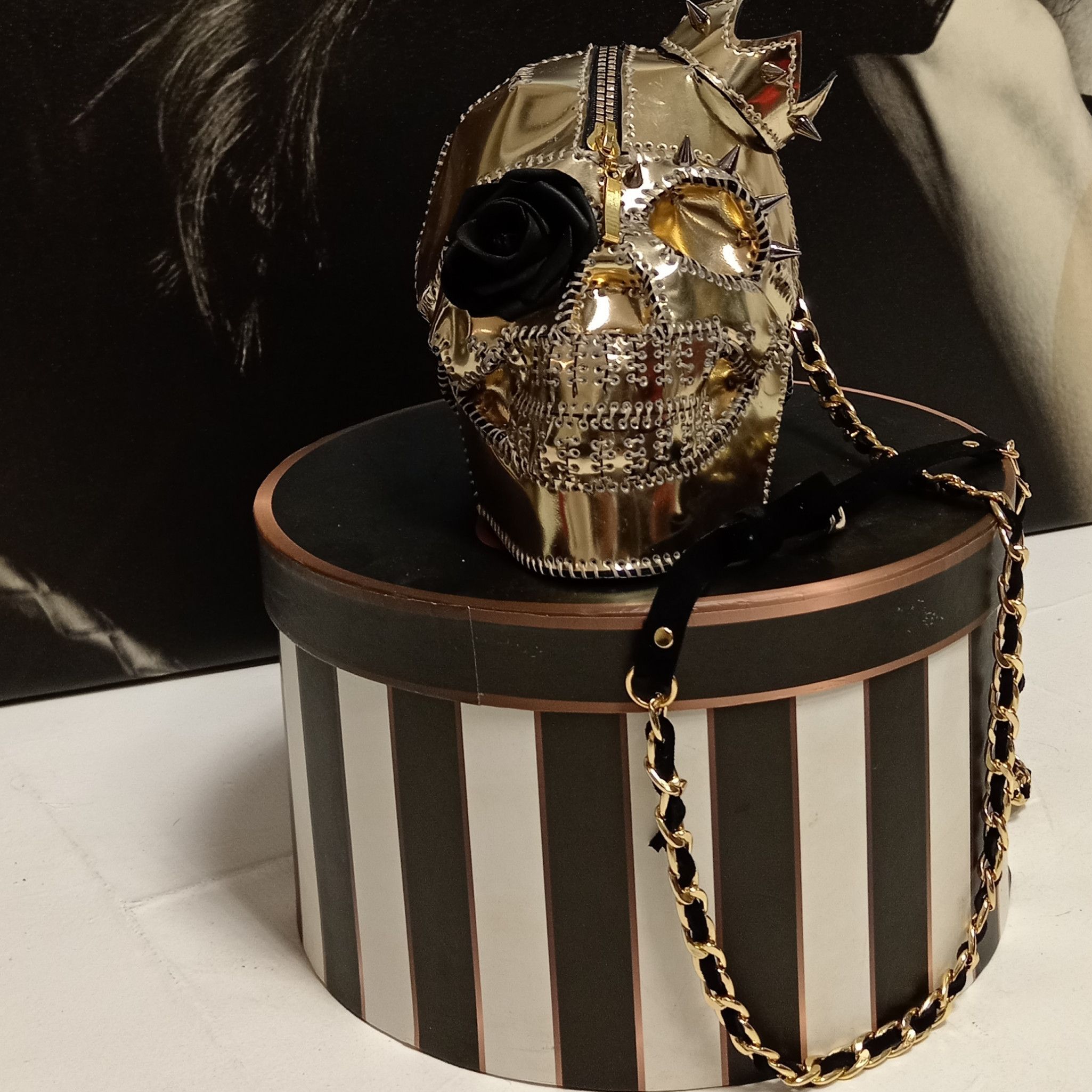 Golden Skull Bag