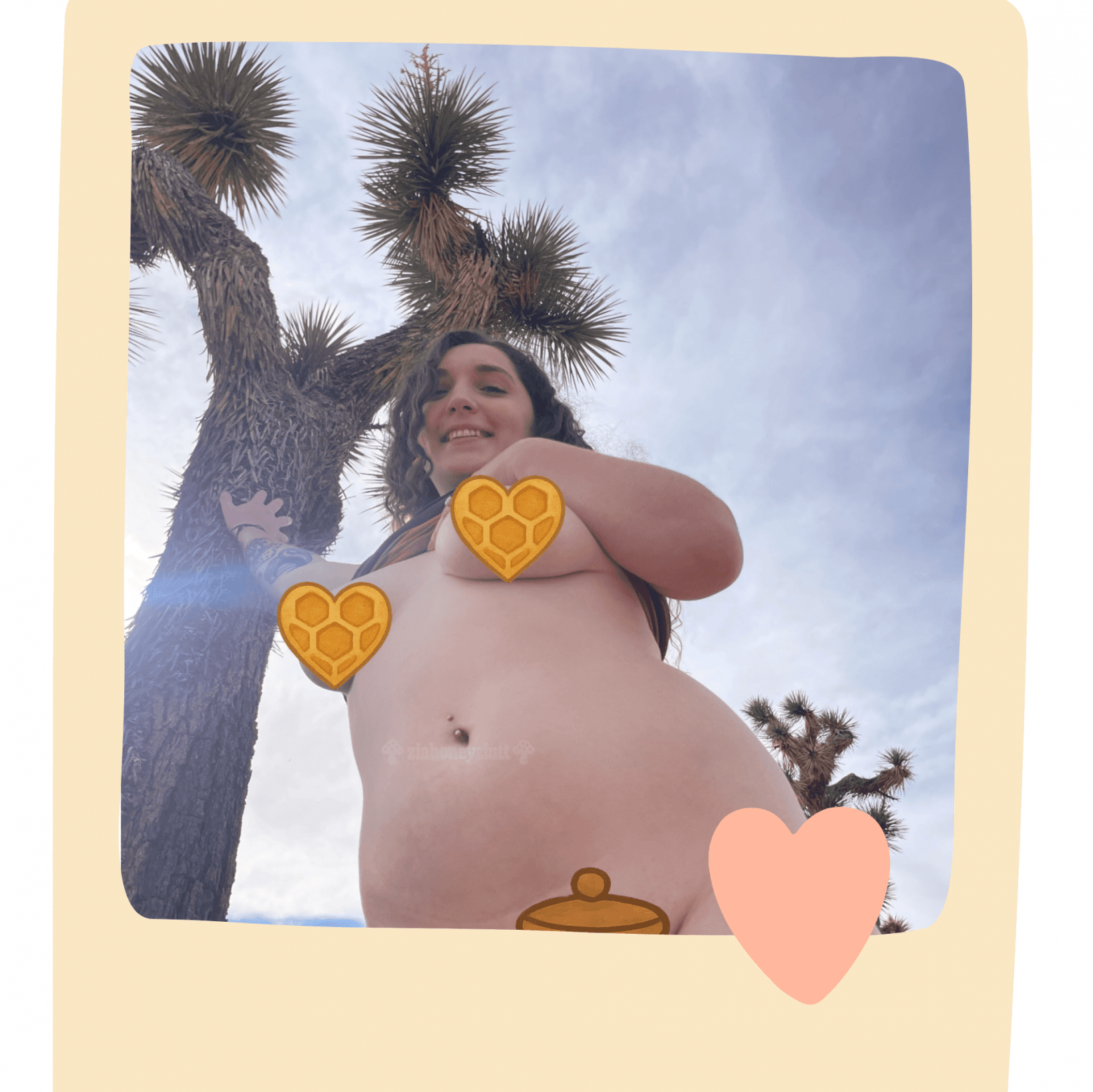 3 Custom Nude Polaroids