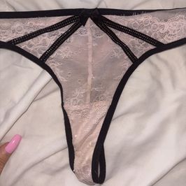 Pink Lace Thong