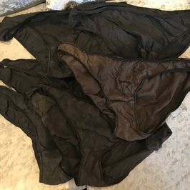 My skanky black panties