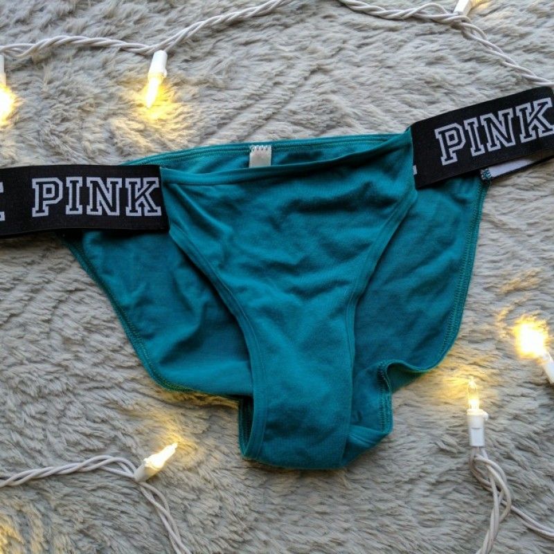 Victorias Secret Pink Brand Blue Panties