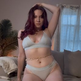 Worn Calvin Klein Bra  Panty Set in Light Blue