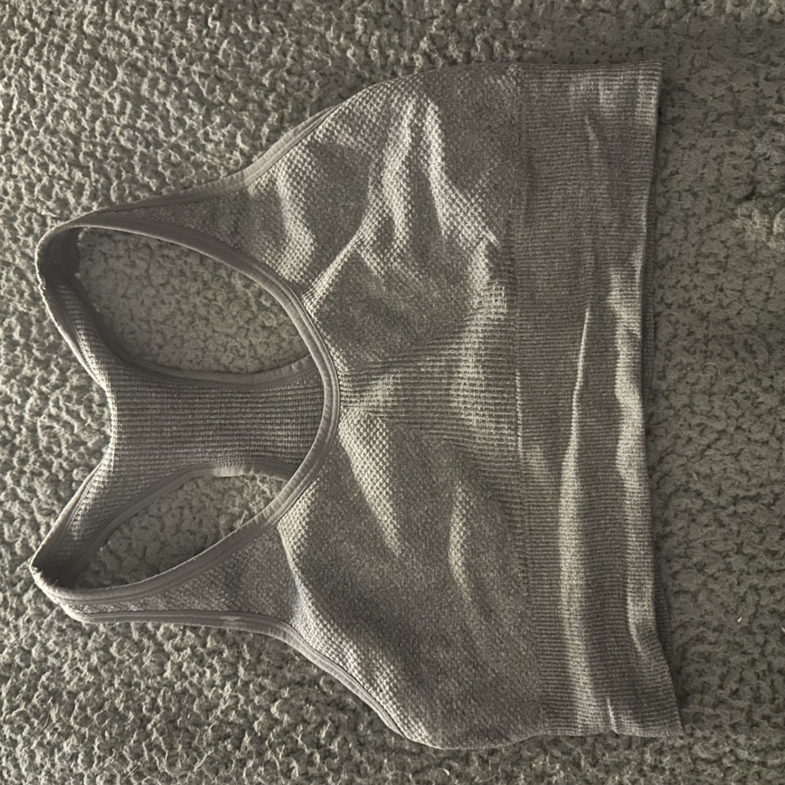 Old worn and unwashed sports bra