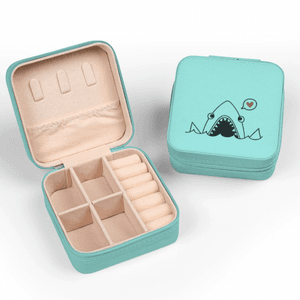 Shark Bite Compact Jewelry Travel Case  Portable