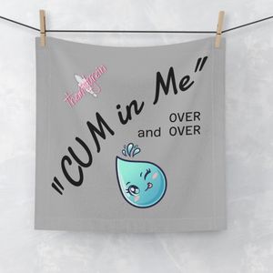 Face Towel  CUM in Me Graphic Face Towel