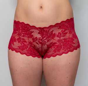 Red Lace Boyshorts