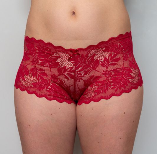 Red Lace Boyshorts