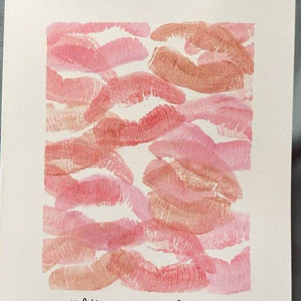 Kisses card with your name