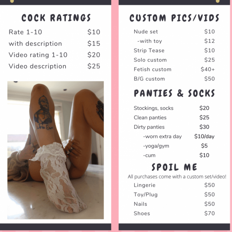 Store menu!
