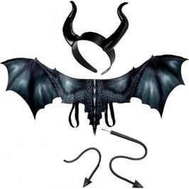 A sexy succubus costume
