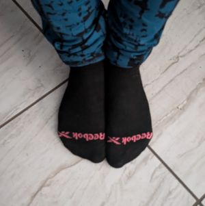 Socks worn to the gym