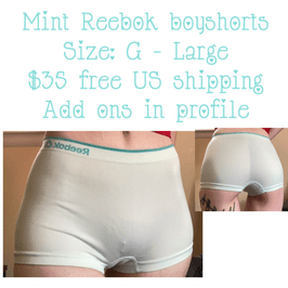 Mint Reebok Boyshort Panties