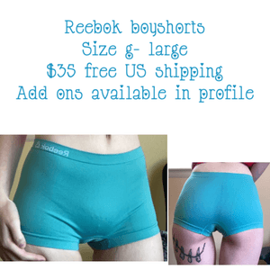 Teal Reebok Boyshort Panties