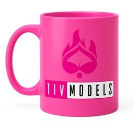 Tiv models pink mug