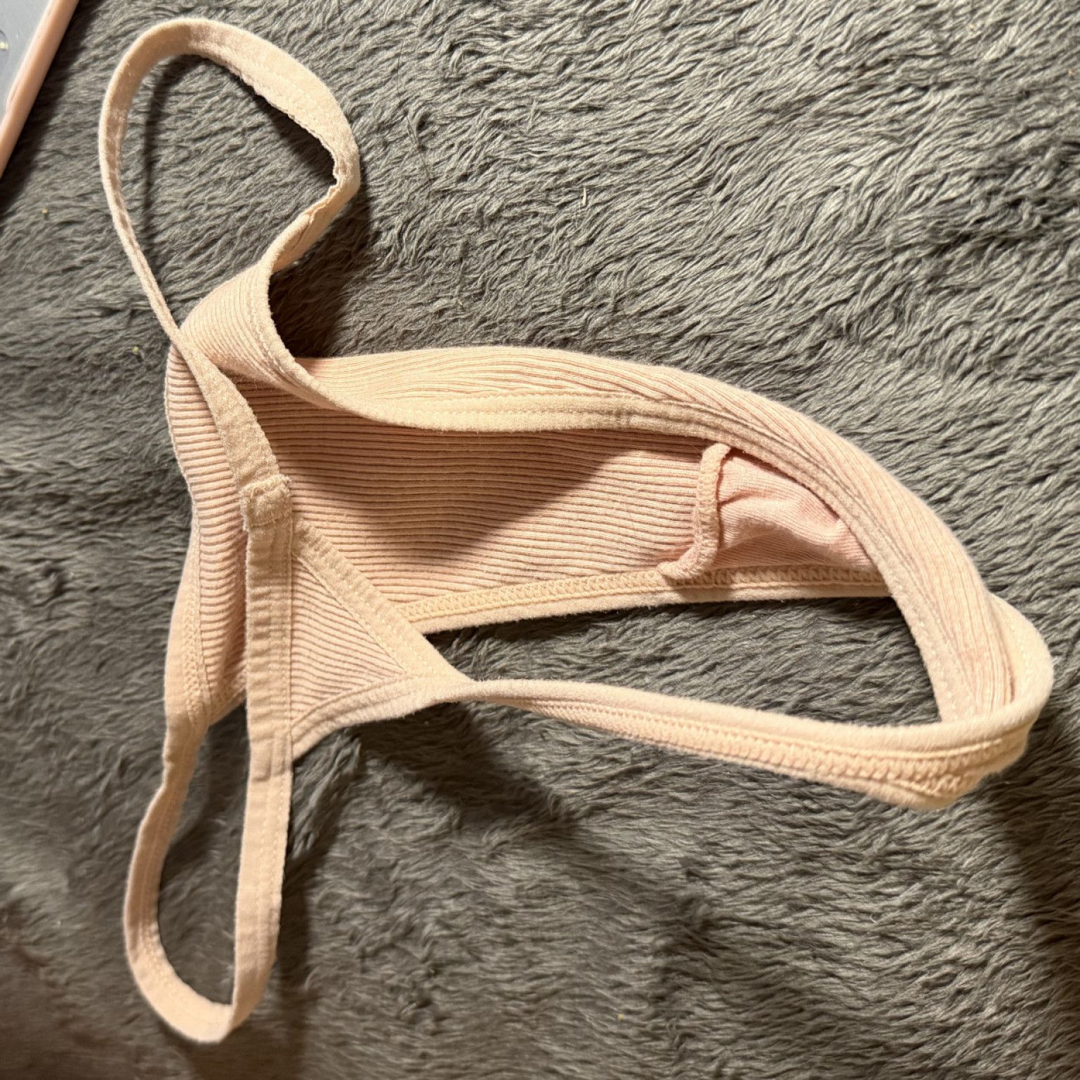 Very light pink panties USED
