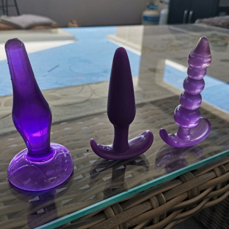 My first anal plag set
