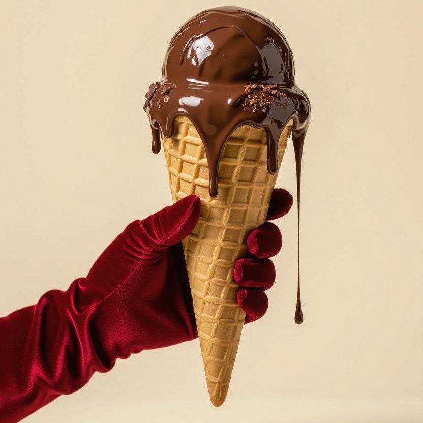 Feed me with an ice cream