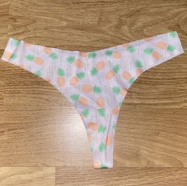 Pineapple worn thongs