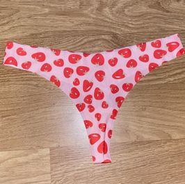 Worn strawberries panties