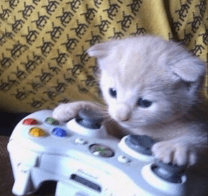 Play video game with you!