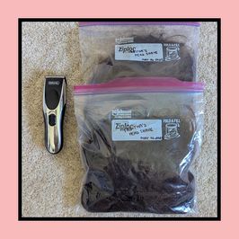Hair from 2025 Head Shave