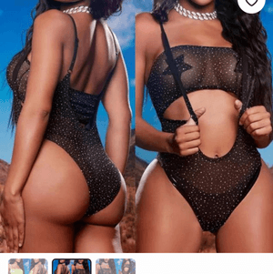 Glitter lingerie