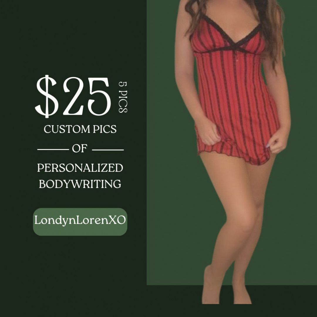 Custom Body Writing Photos